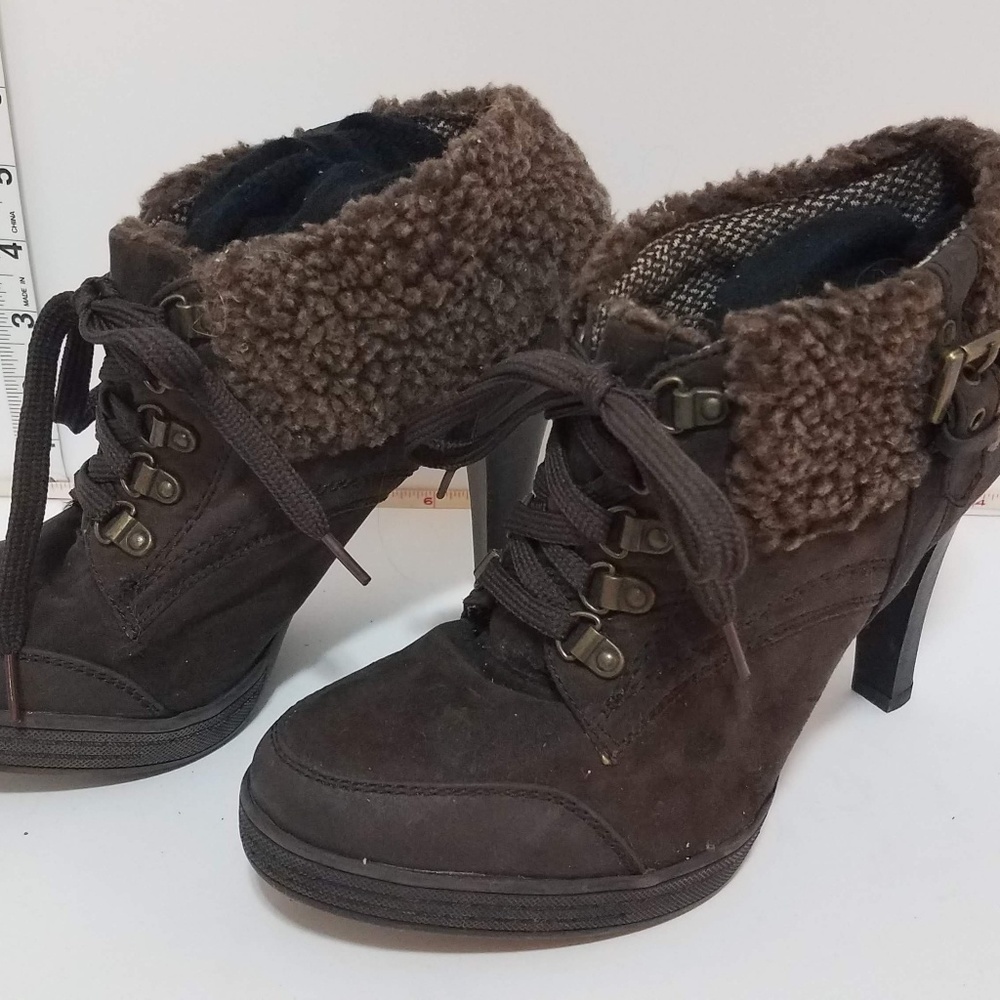 LimeLighi brown booties SZ 8.5